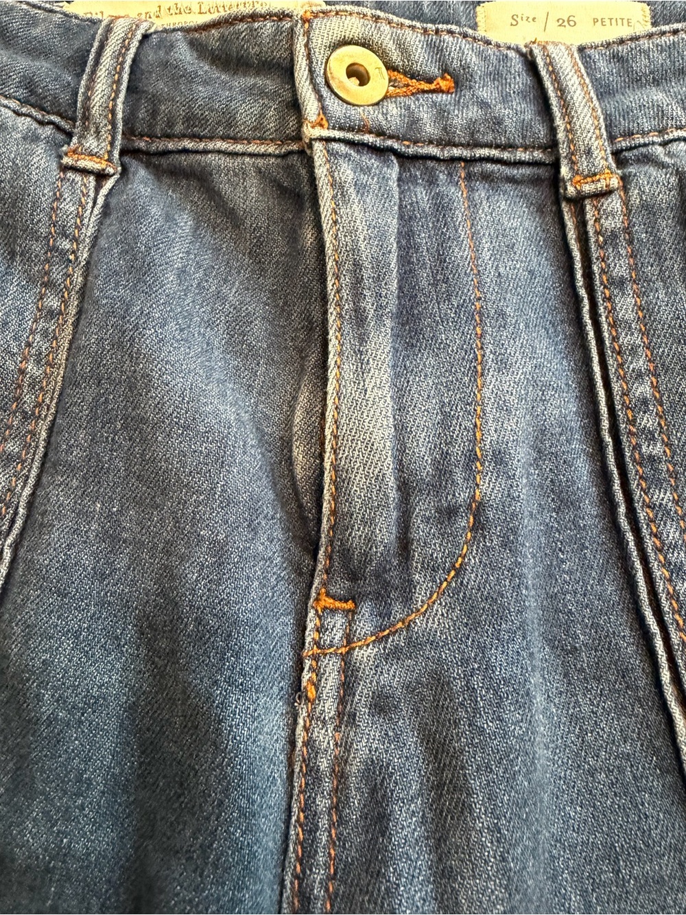 Pilcro and the Letterpress Wide-Leg Cropped Jeans with Button Side Hem - Picture 13 of 13